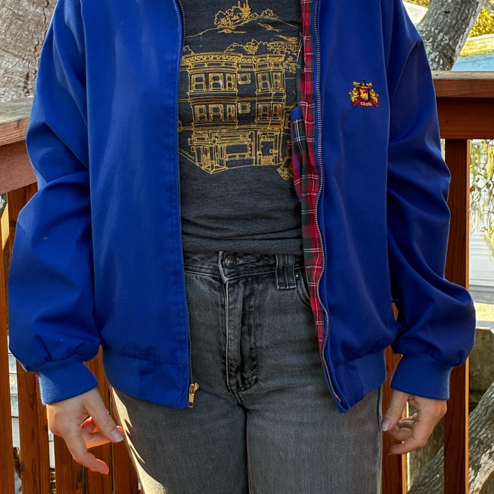 Izod Royal Blue Jacket with Embroidered Crest